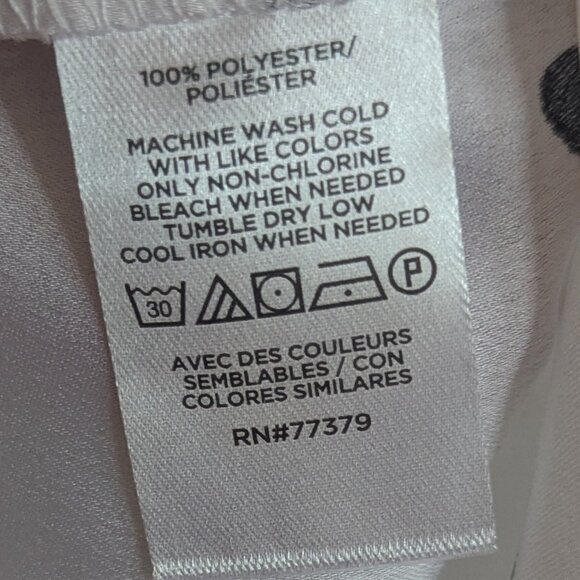 NWT Ann Taylor Classic Shirt Polka Dots Size Large - Picture 4 of 12